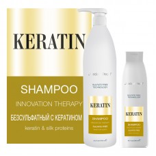 Безсульфатный шампунь с кератином и протеинами шелка /Jerden Proff Sulfate Free Shampoo With Keratin And Silk Proteins/ 